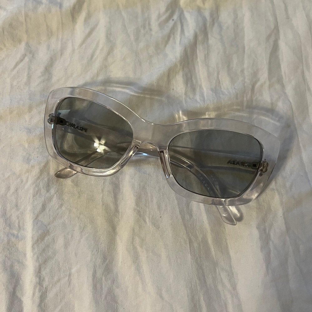 Prada clear sunglasses